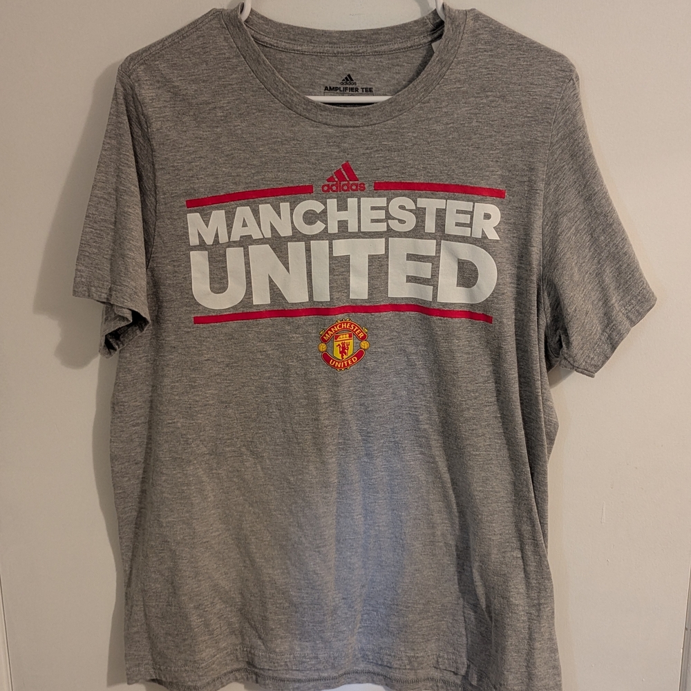 Adidas Manchester United Gray T-Shirt